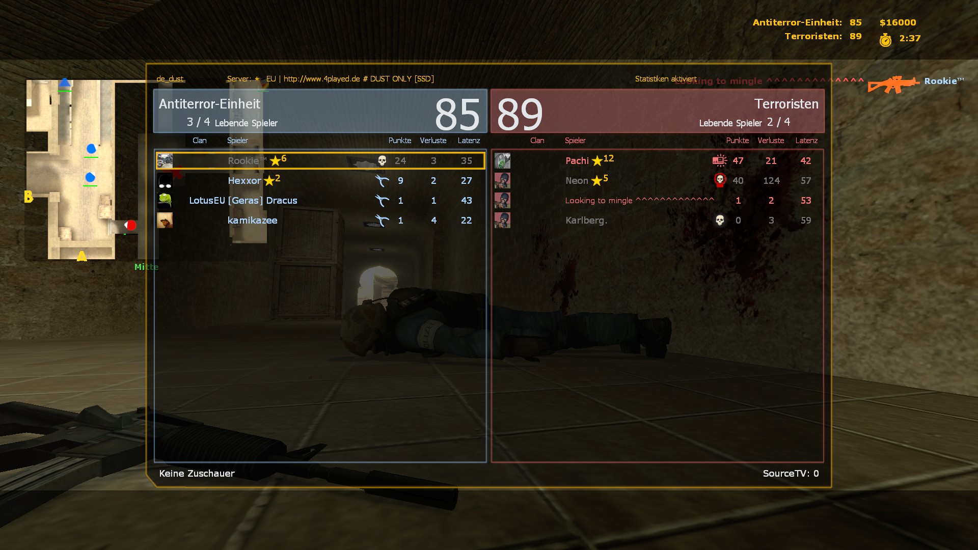 4 vs 1